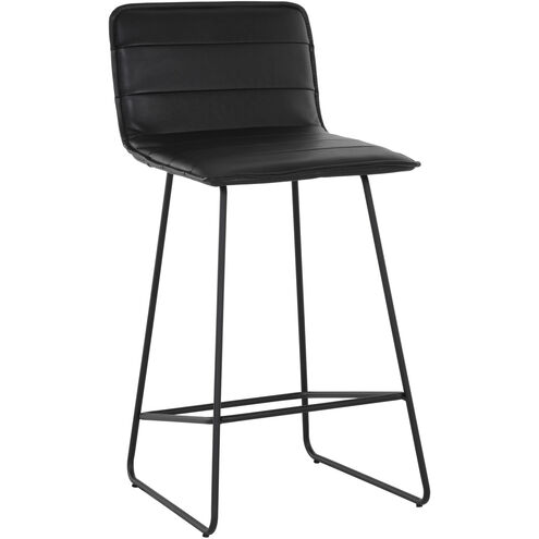 Jovanah 37 inch Bravo Black Counter Stool, Set Of 2